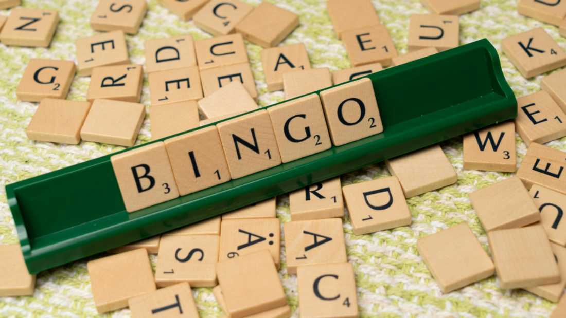 Bingo-Buchstaben beim Scrabble